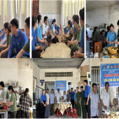 Đoàn Thanh niên, Chi hội Phụ nữ Công an xã Trường Long Tây  tri ân Mẹ Việt Nam anh hùng