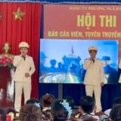 Công an phường Ngã Bảy đạt giải nhì tại Hội thi báo cáo viên, tuyên truyền viên giỏi năm 2026