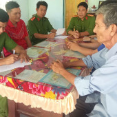Công an xã Phong Nẫm giữ vững an ninh, trật tự,  quyết tâm không để phát sinh tệ nạn ma túy