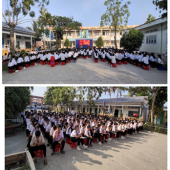 CÔNG AN PHƯỜNG ĐẠI THÀNH PHỐI HỢP TRƯỜNG THCS LÊ HỒNG PHONG RA MẮT MÔ HÌNH “CỔNG TRƯỜNG AN TOÀN GIAO THÔNG”