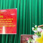 Mỹ Tú chủ động triển khai công tác Cơ sở dữ liệu về phòng cháy, chữa cháy, truyền tin báo cháy và ứng dụng “Báo cháy 114”