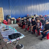 Công an xã Tân Phước Hưng tuyên truyền phòng ngừa lừa đảo  chiếm đoạt tài sản trên không gian mạng