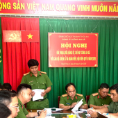 Công an xã Thạnh Thới An tổ chức đối thoại giữa Đảng ủy, chỉ huy Công an xã với cán bộ, chiến sĩ
