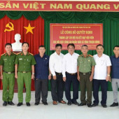 HỘI CỰU CÔNG AN NHÂN DÂN THÀNH PHỐ CẦN THƠ CÔNG BỐ QUYẾT ĐỊNH THÀNH LẬP CHI HỘI VÀ KẾT NẠP THÀNH VIÊN