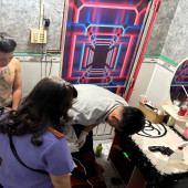 CÔNG AN XÃ VĨNH TƯỜNG TRIỆT XÓA ĐIỂM TỔ CHỨC SỬ DỤNG TRÁI PHÉP CHẤT MA TÚY NGAY SAU KỲ NGHỈ LỄ