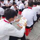 Công an xã Tân Bình tăng cường tuyên truyền phòng, chống ma túy trong học đường