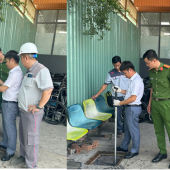 Phát hiện bệnh viện xả nước thải chưa qua xử lý ra môi trường