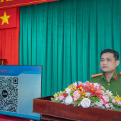 Công an phường Hưng Phú nâng cao ứng dụng công nghệ phòng cháy chữa cháy