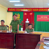Công an phường Mỹ Xuyên tổ chức Hội nghị đối thoại giữa Đảng ủy, Ban Chỉ huy Công an phường với cán bộ, chiến sĩ Quý II năm 2026