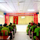 CÔNG AN XÃ THẠNH HÒA TỔ CHỨC HỘI NGHỊ TRIỂN KHAI NGHỊ QUYẾT SỐ 02 VÀ NGHỊ QUYẾT SỐ 03 CỦA ĐẢNG ỦY CÔNG AN TRUNG ƯƠNG