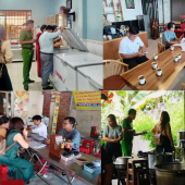 Công an phường Thốt Nốt tăng cường kiểm tra an toàn thực phẩm trong “Tháng hành động” năm 2026
