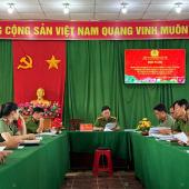 Công an xã Trường Long Tây tổ chức triển khai các nghị quyết, quy định của Đảng ủy Công an Trung ương