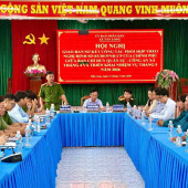 Tân Long: sơ kết công tác phối hợp giữa Công an và Ban Chỉ huy Quân sự xã