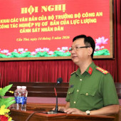 Công an TP. Cần Thơ: Tập huấn các quy định mới về công tác nghiệp vụ cơ bản của lực lượng Cảnh sát nhân dân