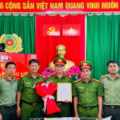 Chi bộ Công an xã Gia Hòa tổ chức Lễ kết nạp đảng viên