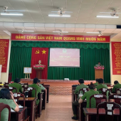 Công an xã Ngọc Tố tổ chức quán triệt các nghị quyết của Đảng ủy Công an Trung ương