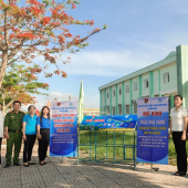 Tuổi trẻ Công an xã Châu Thành sôi nổi hưởng ứng chung tay phòng, chống rác thải nhựa