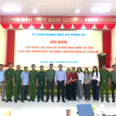 Xã Trần Đề phối hợp tổ chức tập huấn Luật bảo vệ bí mật nhà nước và các văn bản hướng dẫn thi hành