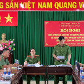 Đảng bộ Công an xã Nhơn Ái tổ chức Hội nghị triển khai  Nghị quyết của Đảng ủy Công an Trung ương