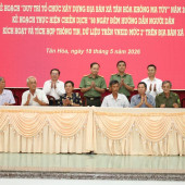 Xã Tân Hòa chỉ đạo thực hiện “Chiến dịch 60 ngày đêm phát triển công dân số” trên địa bàn