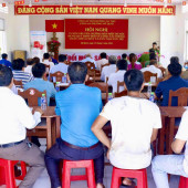 Công an phường Mỹ Quới tăng cường tuyên truyền, phổ biến pháp luật về phòng cháy, chữa cháy và cứu nạn, cứu hộ