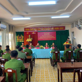 Công an xã Phú Lộc tổ chức Hội nghị triển khai Nghị quyết số 02-NQ/ĐUCA, Nghị quyết số 03-NQ/ĐUCA của Đảng ủy Công an Trung ương