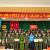 Hội thi lực lượng tham gia bảo vệ an ninh, trật tự ở cơ sở giỏi xã Kế Sách lần thứ 1 năm 2026.
