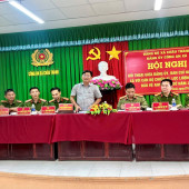 Công an xã Châu Thành tổ chức Hội nghị đối thoại giữa Đảng ủy,  Ban Chỉ huy Công an xã với cán bộ, chiến sĩ và lực lượng tham gia bảo vệ an ninh trật tự ở cơ sở năm 2026