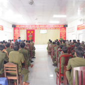 SÔI NỔI HỘI THI LỰC LƯỢNG THAM GIA BẢO VỆ ANTT Ở CƠ SỞ GIỎI TẠI XÃ THẠNH HÒA