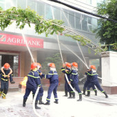 Thực tập phương án chữa cháy và cứu nạn cứu hộ tại Ngân hàng Nông nghiệp và Phát triển nông thôn Việt Nam, chi nhánh Phú Lợi Sóc Trăng
