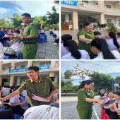 Chi đoàn - Chi hội Phụ nữ Công an xã Phong Điền phối hợp tuyên truyền nâng cao nhận thức, kỹ năng phòng chống tệ nạn xã hội, cứu nạn cứu hộ và phòng cháy chữa cháy