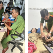 CÔNG AN PHƯỜNG Ô MÔN ĐẨY MẠNH CẤP CĂN CƯỚC CHO NGƯỜI CAO TUỔI, TRẺ EM GẮN VỚI PHONG TRÀO THI ĐUA “BA NHẤT: KỶ LUẬT NHẤT - TRUNG THÀNH NHẤT - GẦN DÂN NHẤT”