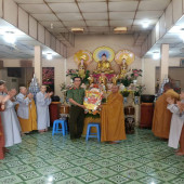 Công an phường Long Bình thăm, chúc mừng Đại lễ Phật đản tại các cơ sở Phật giáo trên địa bàn