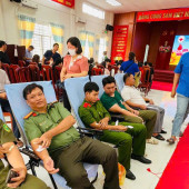 Lan tỏa nghĩa cử cao đẹp: Tuổi trẻ Công an xã Thạnh Xuân tích cực hiến máu vì cộng đồng