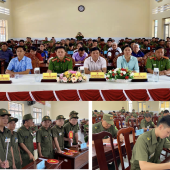 Sôi nổi Hội thi “Lực lượng tham gia bảo vệ an ninh, trật tự ở cơ sở giỏi” lần thứ I năm 2026 tại xã Trung Hưng và xã Thới Hưng