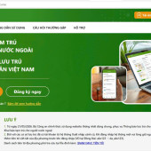 Triển khai hệ thống phần mềm khai báo tạm trú cho người nước ngoài và thông báo lưu trú cho công dân Việt Nam