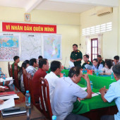 CÔNG AN - BAN CHỈ HUY QUÂN SỰ XÃ PHÚ LỘC TỔ CHỨC HỘI NGHỊ GIAO BAN THÁNG