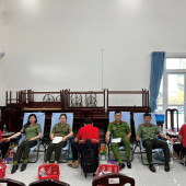 Trách nhiệm và yêu thương: Chiến sĩ Công an xã Đại Ngãi tích cực hiến máu tình nguyện