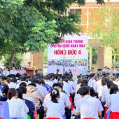 Công an phường Ô Môn tuyên truyền kiến thức pháp luật, đảm bảo an toàn giao thông và kỹ năng lái xe an toàn trong trường học