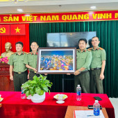 Phòng An ninh đối ngoại, Công an thành phố Cần Thơ hành quân về nguồn, học tập kinh nghiệm, sinh hoạt chính trị tại tỉnh An Giang
