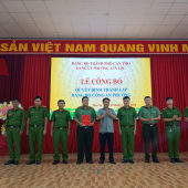 Đảng ủy phường Tân Lộc tổ chức Hội nghị công bố Quyết định  thành lập Đảng bộ Công an phường Tân Lộc