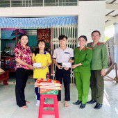 Chi hội Phụ nữ cơ sở Công an phường Mỹ Quới lan tỏa yêu thương thông qua Chương trình “Mẹ đỡ đầu”