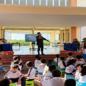 Tuyên truyền “Phòng, chống đuối nước dịp nè năm 2026” tại các trường trên địa bàn xã Đông Hiệp