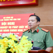 CÔNG AN THÀNH PHỐ CẦN THƠ TỔ CHỨC HỘI NGHỊ TẬP HUẤN PHÁP LUẬT VỀ XỬ LÝ VI PHẠM HÀNH CHÍNH NĂM 2026