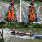 Công an phường Long Bình: “Phủ xanh” địa bàn đường thủy, giữ vững bình yên cửa ngõ sông ngòi