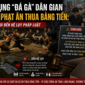 Lạm dụng “đá gà” dân gian để sát phạt ăn thua bằng tiền: Từ thú vui đến hệ lụy pháp luật