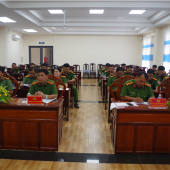 CÔNG AN PHƯỜNG LONG MỸ TRIỂN KHAI, QUÁN TRIỆT CÁC NGHỊ QUYẾT VÀ CHƯƠNG TRÌNH HÀNH ĐỘNG CỦA  ĐẢNG ỦY CÔNG AN TRUNG ƯƠNG VÀ BỘ CÔNG AN
