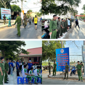 Công an phường Tân Lộc bảo đảm an ninh, trật tự Lễ khai mạc  Đại hội Thể dục thể thao lần thứ X năm 2026