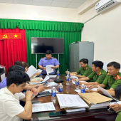 Công an xã Vĩnh Lợi tiếp và làm việc với Viện kiểm sát nhân dân Khu vực 7 - Cần Thơ về công tác nguồn tin tội phạm