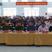 Công an xã Vĩnh Thuận Đông tổ chức sơ kết công tác duy trì xã không ma tuý quý I/2026, triển khai nhiệm vụ quý II/2026